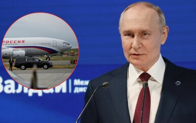 Vladimir Putin i ruski predsjednički avion