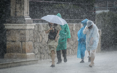 Kišno vrijeme, ilustracija