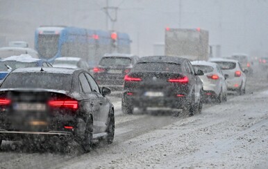 Vožnja po snijegu, ilustracija