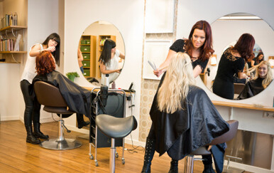 Frizerski salon, ilustracija