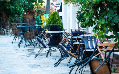 Ilustracija; Terasa restorana