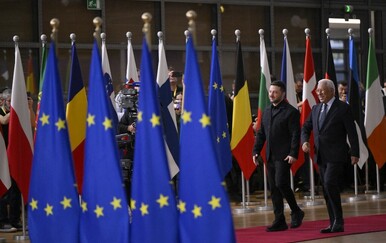 Volodimir Zelenski i Antonio Costa na Europskom vijeću