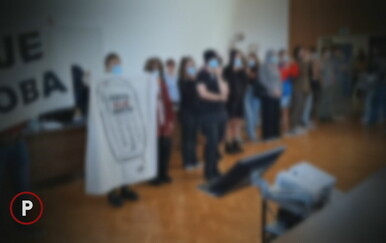 Provjereno: Prosvjed studenata Filozofskog fakulteta - 1