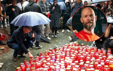 Građani odaju počast ubijenom Alešu Šaturu