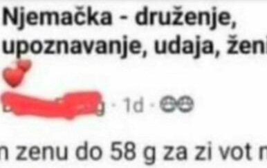 Vratio se iz Njemačke i sad traži ženu, a njegov je upit nasmijao društvene mreže
