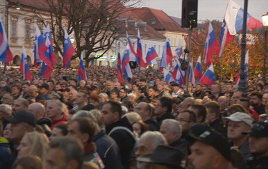 Prosvjed u Sloveniji - 1