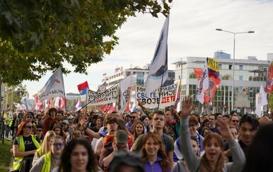Beograd: Pogled iz zraka na tisuće studenata koje su krenule u Novi Sad - 1