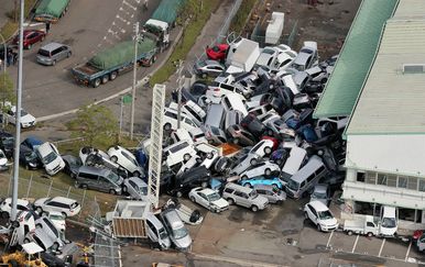 Razorne posljedice oluje u Japanu (Foto: AFP)