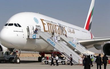 Avion Emiratesa, ilustracija (Foto: AFP)