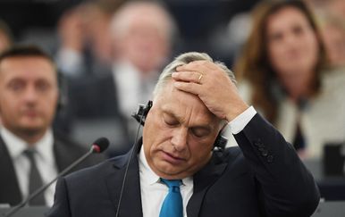 Viktor Orban u Europskom parlamentu (Foto: AFP)