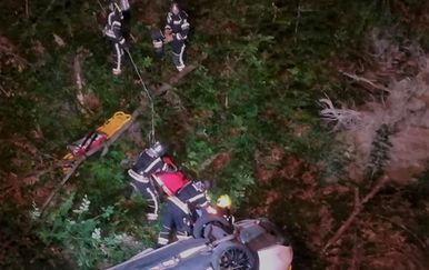 Zagrebački vatrogasci u akciji spašavanja (Foto: Facebook/Vatrogasna postrojba Zagreb)