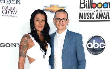 Chester i Talinda Bennington (Foto: AFP)