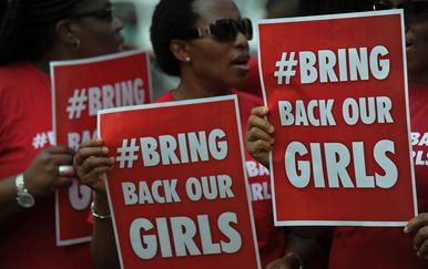 Nigerija, prosvjed za vraćanje otetih žena (Foto: TONY KARUMBA / AFP)