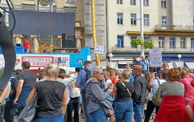 Prosvjed protiv mjera u Zagrebu - 6