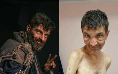 Fotografije Mihajla Dianova prije i poslije boravka u ruskom logoru