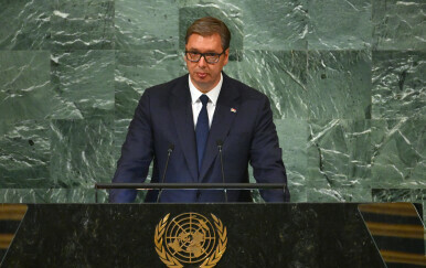 Srpski premijer Aleksandar Vučić u UN-u