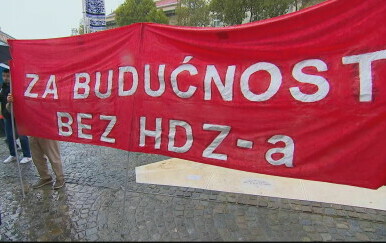Prosvjed ispred HDZ-a - 2