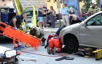 Prometna nesreća u Vukovarskoj ulici u Splitu - 1