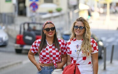 Hrvatske navijačice u Rijeci