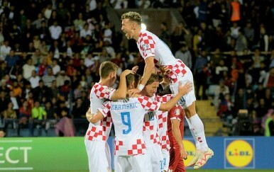 Slavlje hrvatske reprezentacije