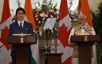Kanadski premijer Justin Trudeau i indijski premijer Narendra Modi