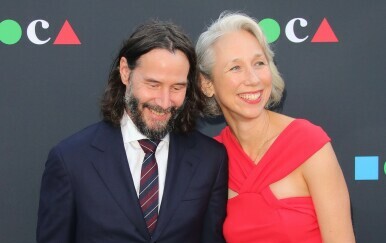 Keanu Reeves i Alexandra Grant 2022.