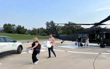 Helikopterom Black Hawk prevezeno srce za transplantaciju iz Zadra u Zagreb