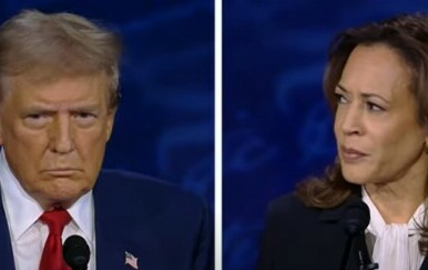 Trump i Harris na debati