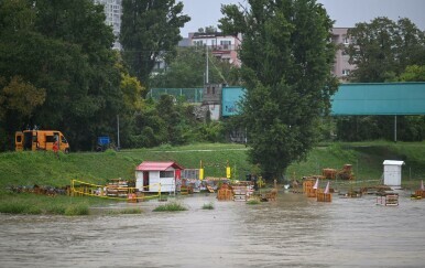 Sava se izlila iz korita u Zagrebu - 1