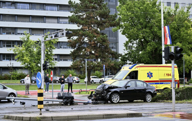 Prometna nesreća na križanju Vukovarske i Koranske ulice u Zagrebu - 5