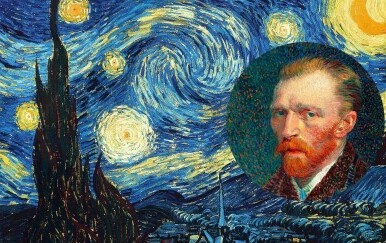 Umjetnik Vincent Van Gogh na autoportretu