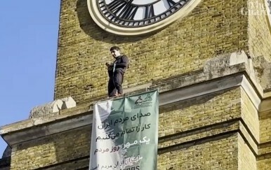 Prosvjednik u Londonu