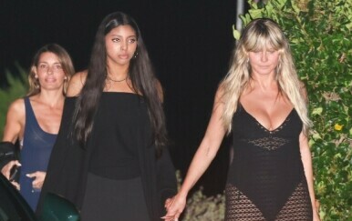 Lou Samuel i Heidi Klum