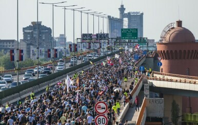 Studenti prosvjedovali u Beogradu - 9