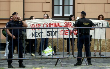 Propalestinski prosvjed ispred Banskih dvora - 2