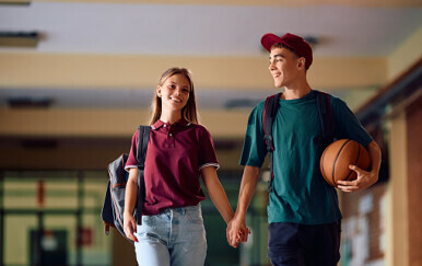 Zaljubljeni učenici, ilustracija