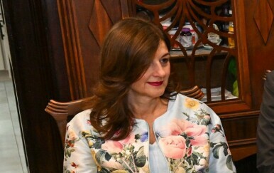 Sanja Musić Milanović: Svjetloplava kombinacija za posjet New Yorku