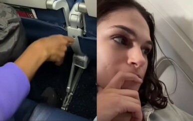 Probudila se na letu i vidjela što radi putnica do nje! Snimka je zgrozila gledatelje