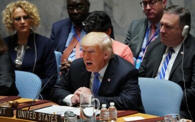 Donald Trump drži govor u UN-u 2018.