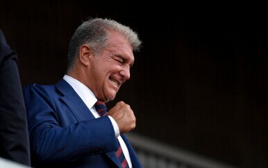 Raphinha, Joan Laporta i Lamine Yamal