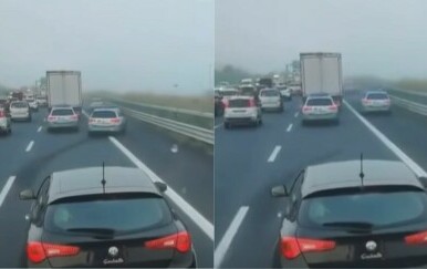 Vozila u koloni na autocesti