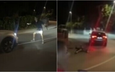 U Poreču s puškom zaustavljao vozila, jedan vozač ga pregazio
