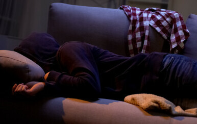 Lopov na kauču, ilustracija