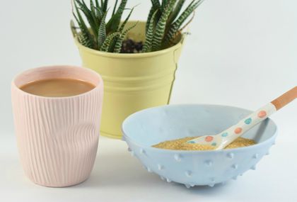 Šalica i zdjelica brenda Krakle Keramika