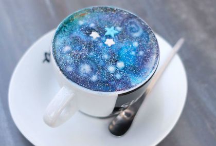 Galaxy cappuccino