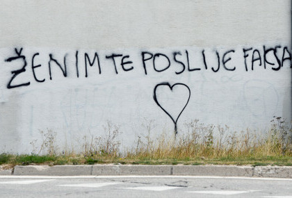 Ljubavna poruka u Tomislavgradu