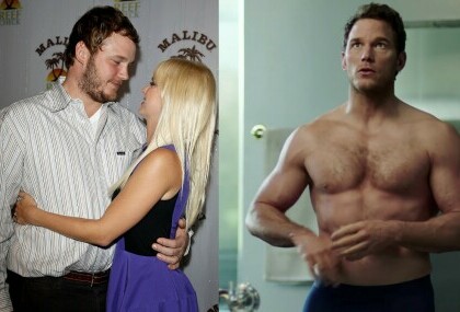 Chris Pratt prije i nakon što je otkrio teretanu