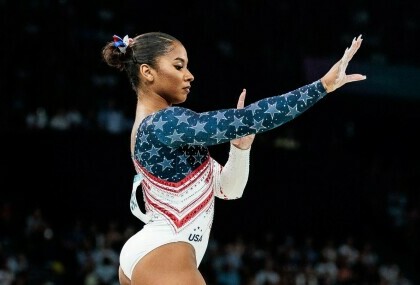 Američka gimnastičarka Jordan Chiles na Olimpijskim igrama u Parizu 2024. - 3