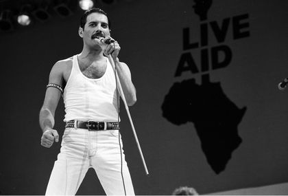 Freddie Mercury na Live Aidu 13. srpnja 1985. godine