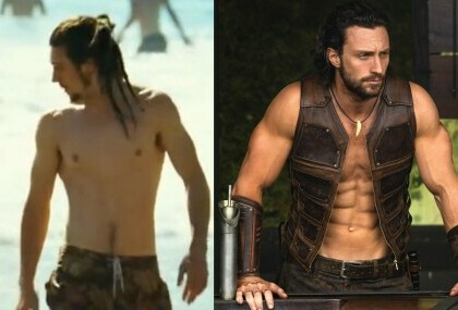 Aaron Taylor-Johnson 2012. u Divljacima i 2024. u filmu Kraven the Hunter